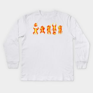 Labyrinth Fire Gang Kids Long Sleeve T-Shirt